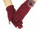 Ladies customized women's fashion micro velvet fabric gloves for iphone screens supplier