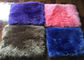 Real Merino Sheepskin Lambswool Seat Cushion 40 X40cm With Dyed Color OEM supplier