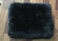Long Hair Lambs Wool Padding For Chair , Soft Sheepskin Floor Cushion 45 X 45 Cm supplier