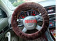Australian Merino Sheepskin Steering Wheel Cover With 36-38cm Diameter supplier