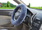 Wool Real Universal Sheepskin Steering Wheel Cover Handmade Anti Slip For Auto supplier