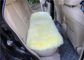 Pure Lambswool Decorative Lumbar Pillows , One Side Fur Sheepskin Car Seat Cushion  supplier