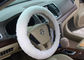 Wool Real Universal Sheepskin Steering Wheel Cover Handmade Anti Slip For Auto supplier