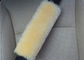 Durable Natural Fiber Sheepskin Seat Belt Cover Sheepskin OEM Comfortable Safety supplier