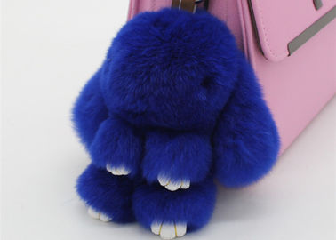 Dyed Color Cartoon Rabbit Fur Keychain Sample Free With Customized Logo supplier