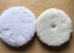 5 Inch Natural Wool Polishing Pad Durable Double Side / Single Side For Marble Buffing supplier