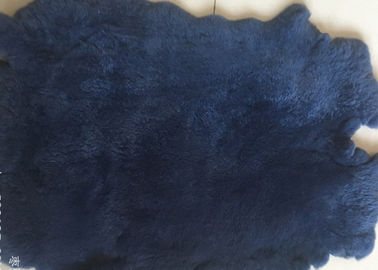 100% Real Rex Rabbit Scarf Rabbit Fur , Genuine Dyed Mint Rabbit Fur Pelts For Home Rug supplier