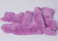 Warm Super Soft  Rex Rabbit Fur Winderproof For Making Clothing / Rabbit Rug supplier