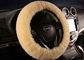 Anti Slip Warm Winter Fluffy Car Steering Wheel Covers With Soft Nap supplier