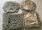 Mongolian fur Pillow Luxurious Genuine Long Hair Tibet Lamb Fur Throw For home supplier