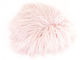 Light Pink Mongolian Sheepskin Rug , Soft Mongolian Fur Blanket For Newborn Baby In Props supplier