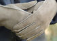 Handsewn Warmest Sheepskin Gloves , Ladies Genuine sueded lambskin Shearling Gloves supplier