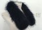 Green Medium / Large 100% Gunine Raccoon Fur Collar For Coats supplier