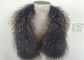 Eco-Friendly True 100% Raccoon Fur Collar Genuine Shawl Wrap Great supplier