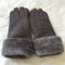 Women's Double face Sheepskin Gloves Shearling Hand Gloves with Fur Cuff supplier