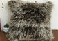 Tibetan Lambswool Pillow Cover Natural Long Haired Mongolian Lamb Fur Pillow supplier