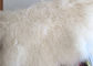 Mongolian sheepskin Hide 100% Long hair Tibet Lamb fur Curly wool plate Cover supplier