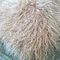 Long Hair Sheepskin Real curly Sheep fur pillow Mongolian lambswool Cushion supplier