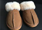 Ladies Countess Sheepskin Slippers Chestnut Deluxe Ladies Sheepskin slipper brown supplier