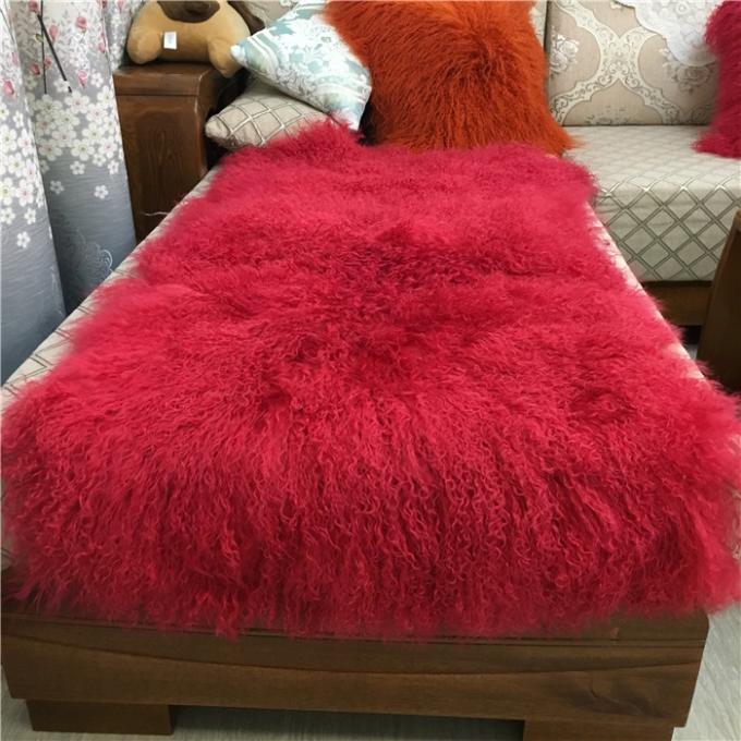 mongolian tibet lamb fur plate Lambskin sheepskin fur hide tibetan fur